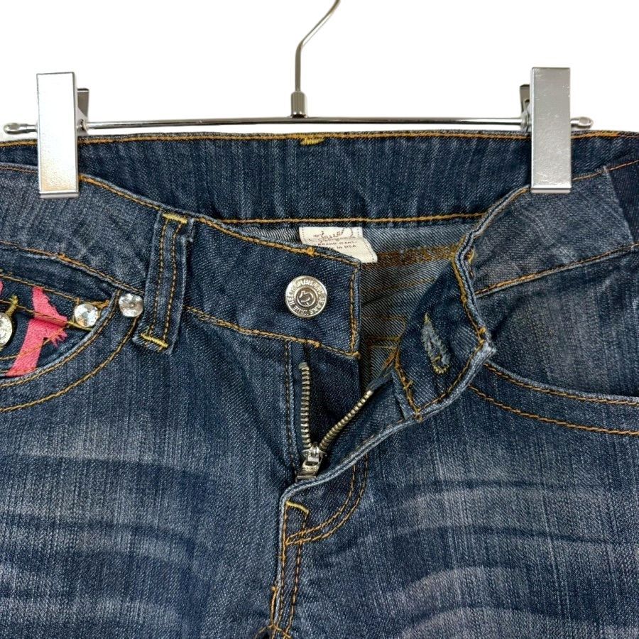 USA製トゥルーレリジョンTrue Religionローライズフレアデニムパンツ