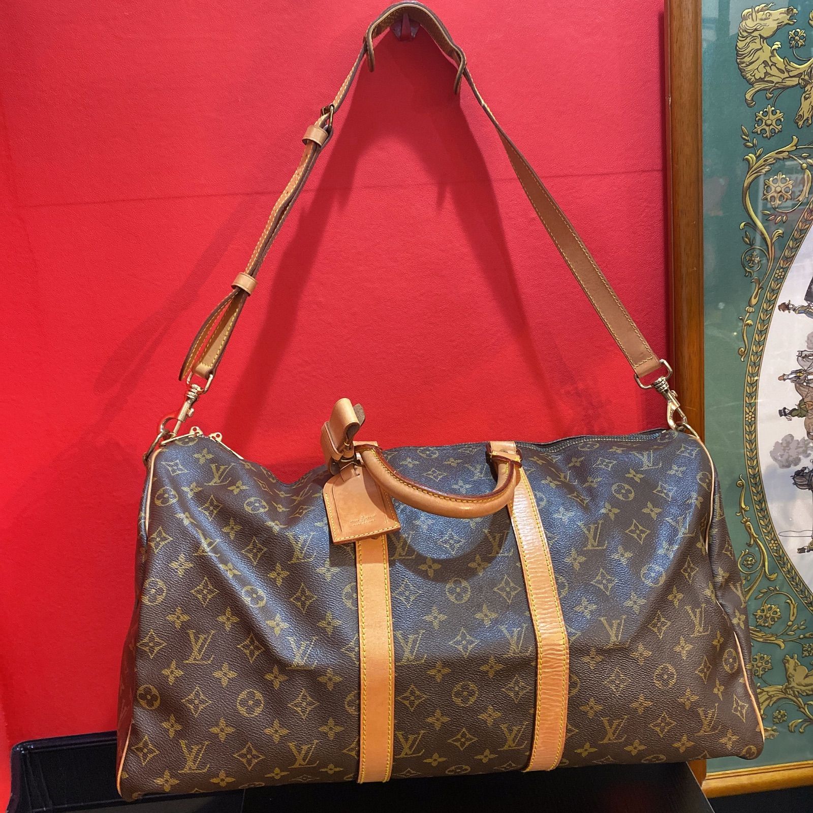 極美品】☆ ルイヴィトン Louis Vuitton ボストンバッグ ショルダー 