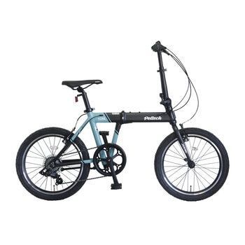 倉庫直送 ペルテック 20インチ 折り畳み自転車 外装7段変速 FP-207S