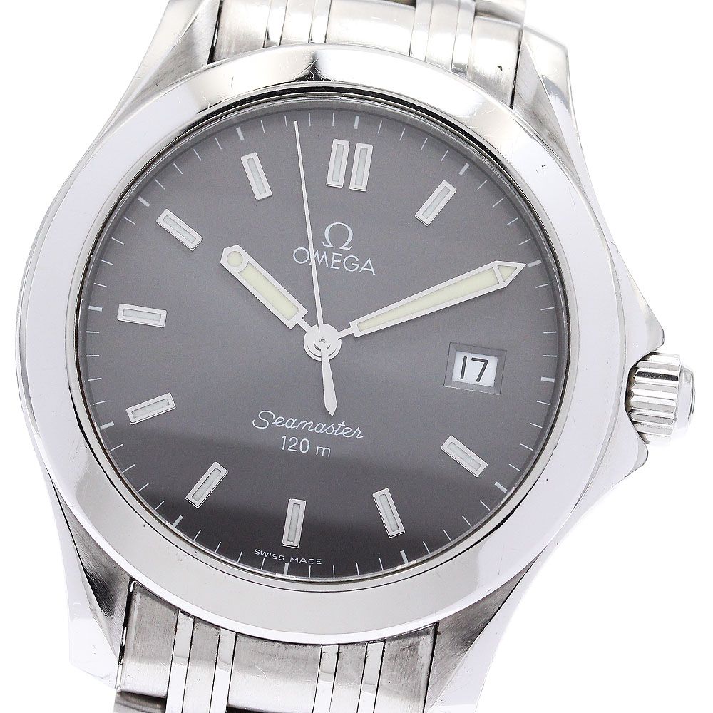 オメガ OMEGA 2511.43 シーマスター120 デイト クォーツ メンズ保証書  