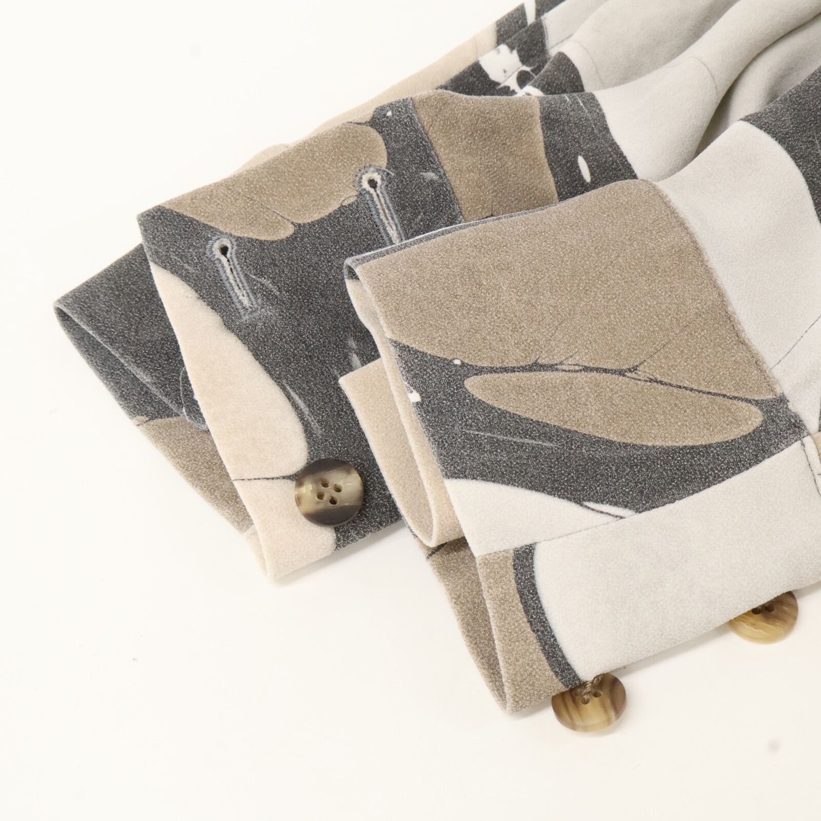  ISSEY MIYAKE イッセイミヤケ 総柄 イカコート バンダナ付 2 その他 その他