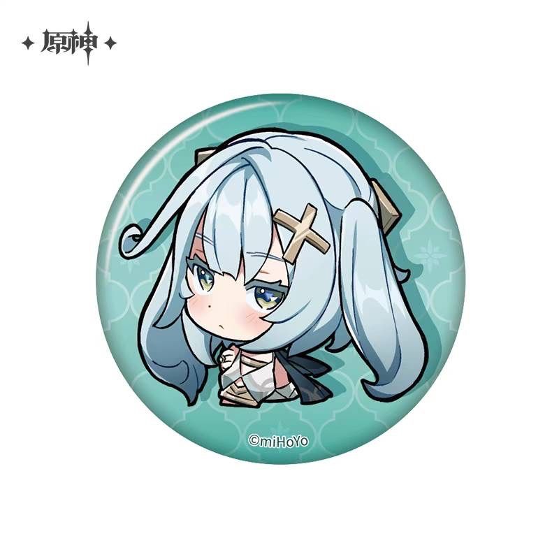 公式正規品 ちびキャラ 缶バッジ 原神 バッチ ミニキャラ セトス