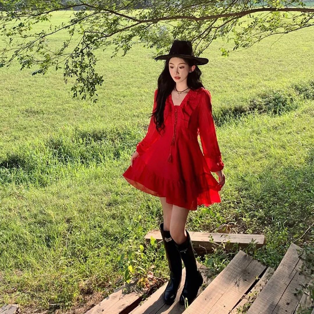 春コーデ×女子会 デートに