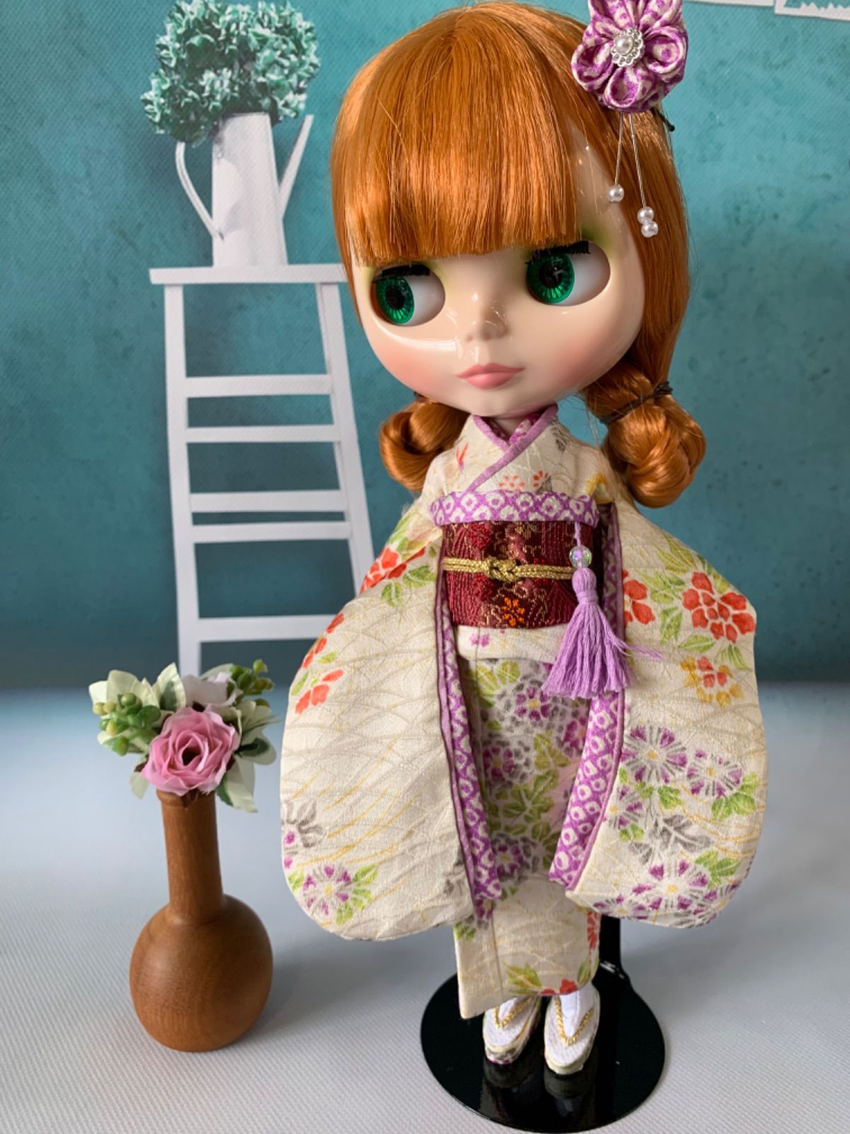 Yahoo!オークション - 【シズママ呉服店】ブライス 振袖フル