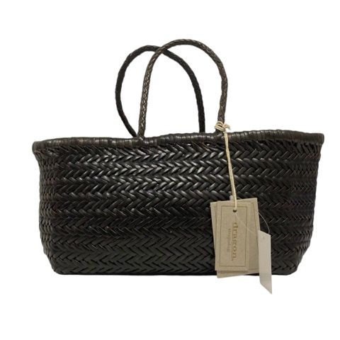 ドラゴン DRAGON ハンドバッグ トートバッグ レザーメッシュ triple