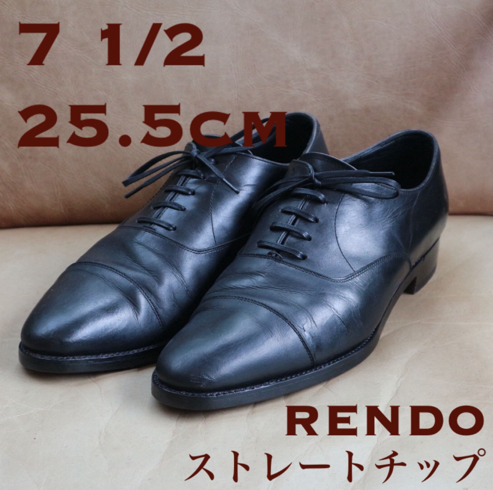 RENDO レンド / SIZE：7 1/2(25.5cm程度) / ブラック