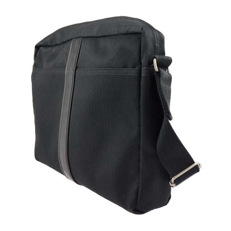 HERMES エルメス Hロゴ アカプルコ メッセンジャー ショルダーバッグ バサス ナイロン×レザー 箱・保存袋付 美品HERMESアカプルコＰＭナイロンレザーハンドバッグミニボストンバッグ