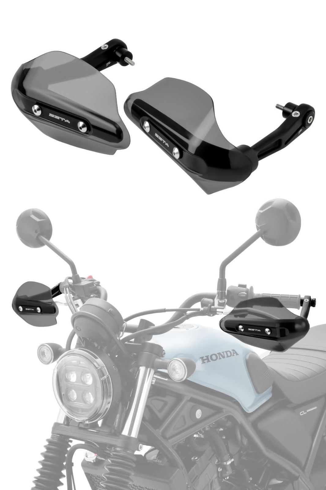 特価商品】防雨 防寒 レバーガード 防風 バーエンド取付け 鍛造 M6 