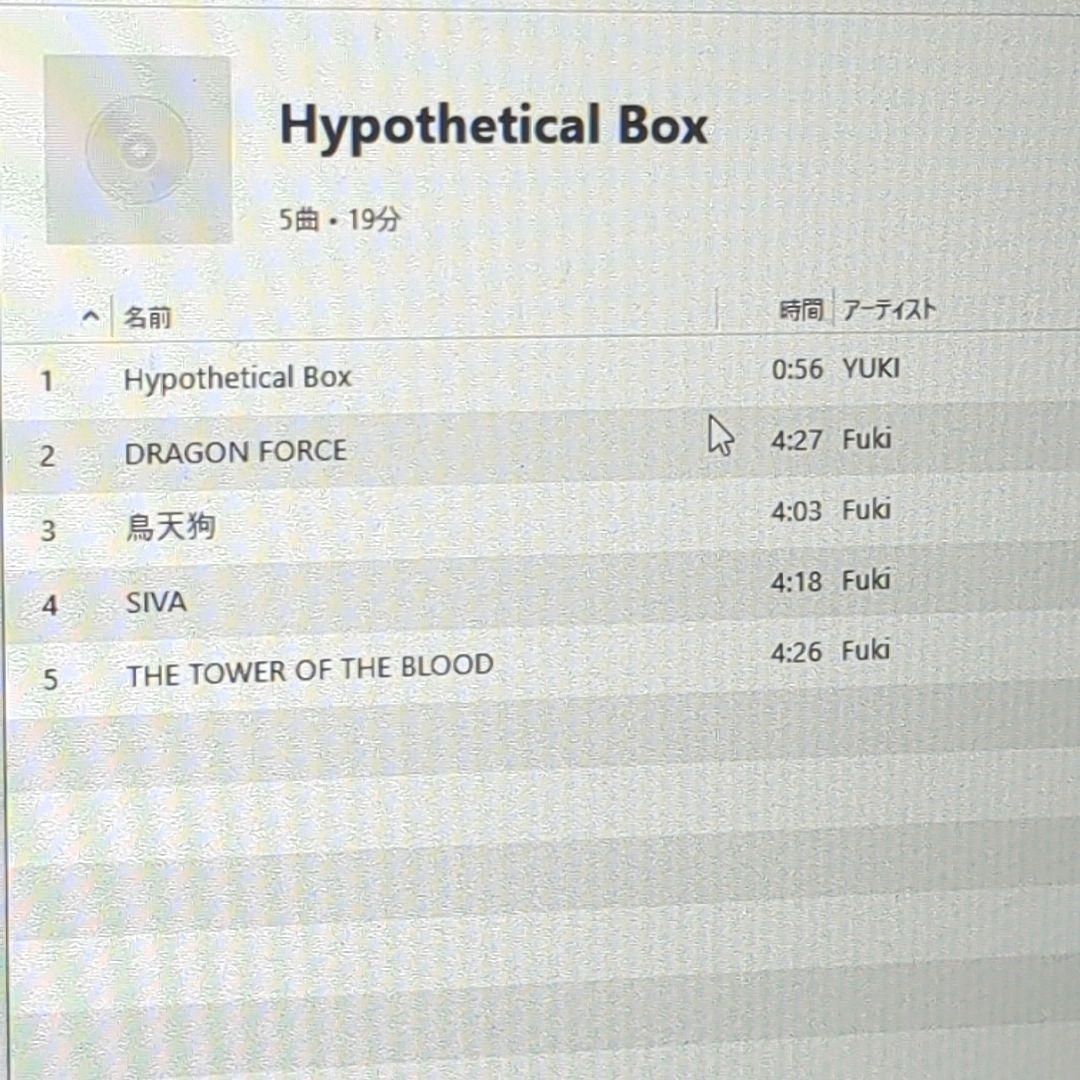 Hypothetical Box Unlucky Morpheus 東方 CD Unlucky Morpheus – Hypothetical Box Act 2 – CD (Rerecorded