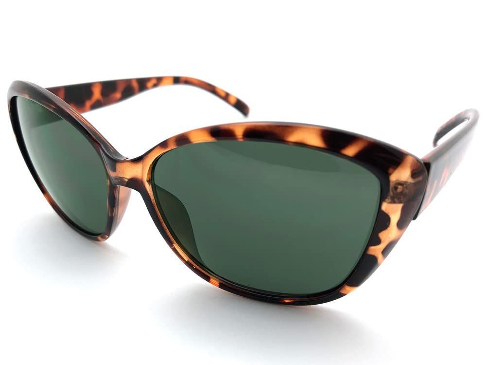 べっ甲 × GREEN SQUARE CAT'S EYE SUNGLASS（スクエアキャッツアイ