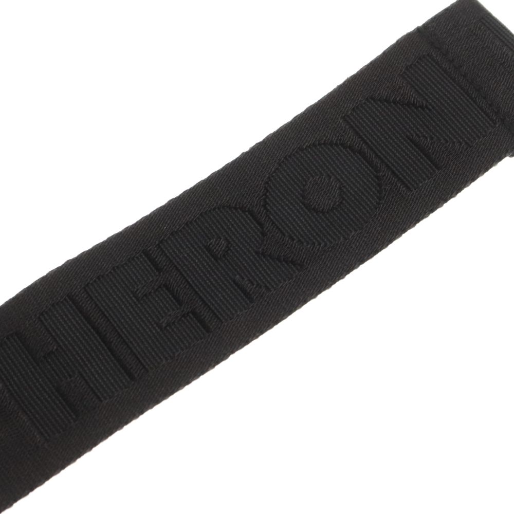 HERON PRESTON (ヘロンプレストン) JACQUARD TAPE BELT ジャガードテープベルト ブラック