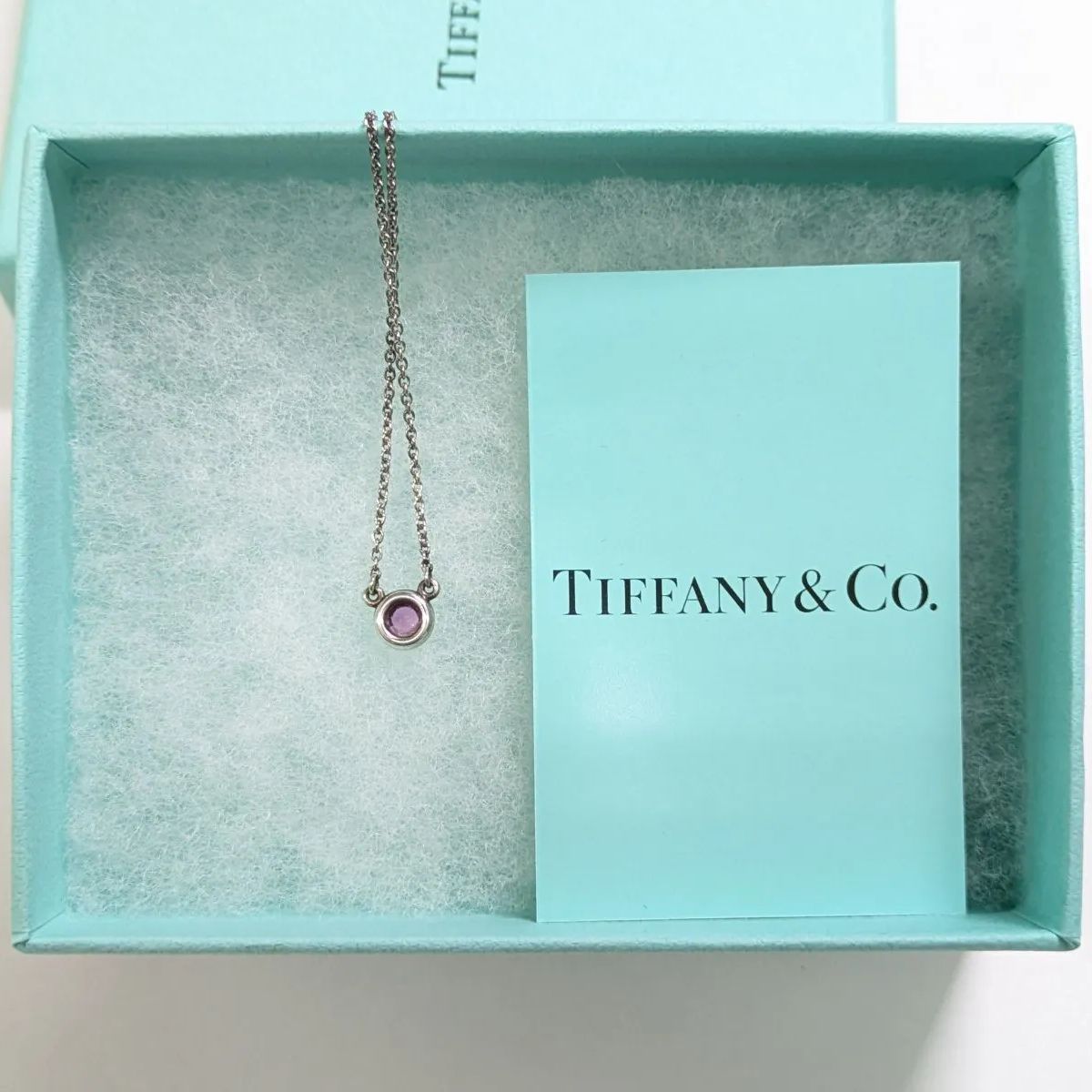 良品 TIFFANY&Co. /ティファニー バイザヤード ピンクサファイア 