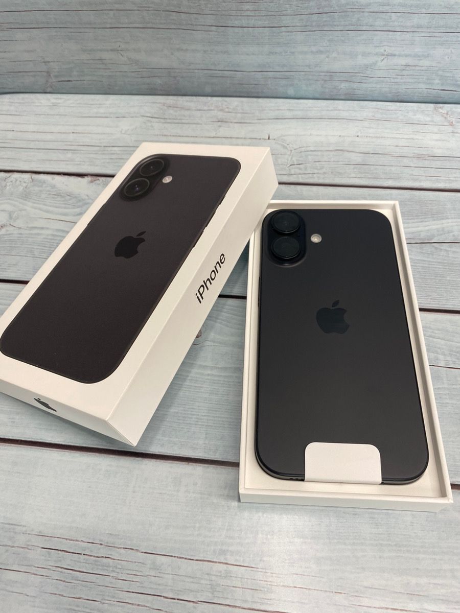 開封品 SIMフリー iPhone16 256GB