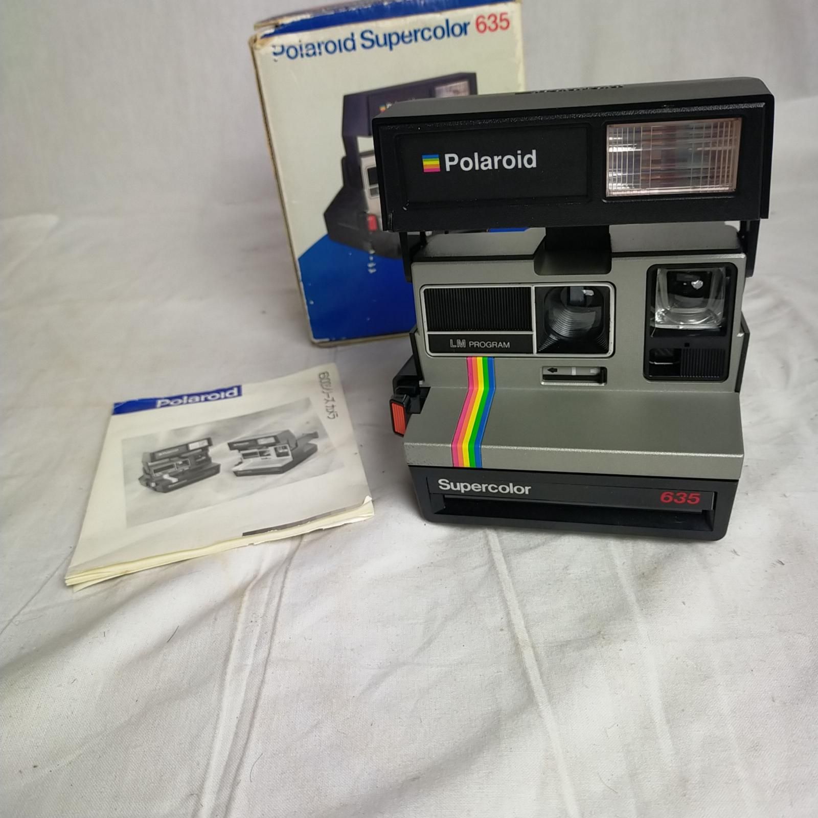 ポラロイドカメラ◇Polaroido Supercolor 動作未確認 現状品 昭和