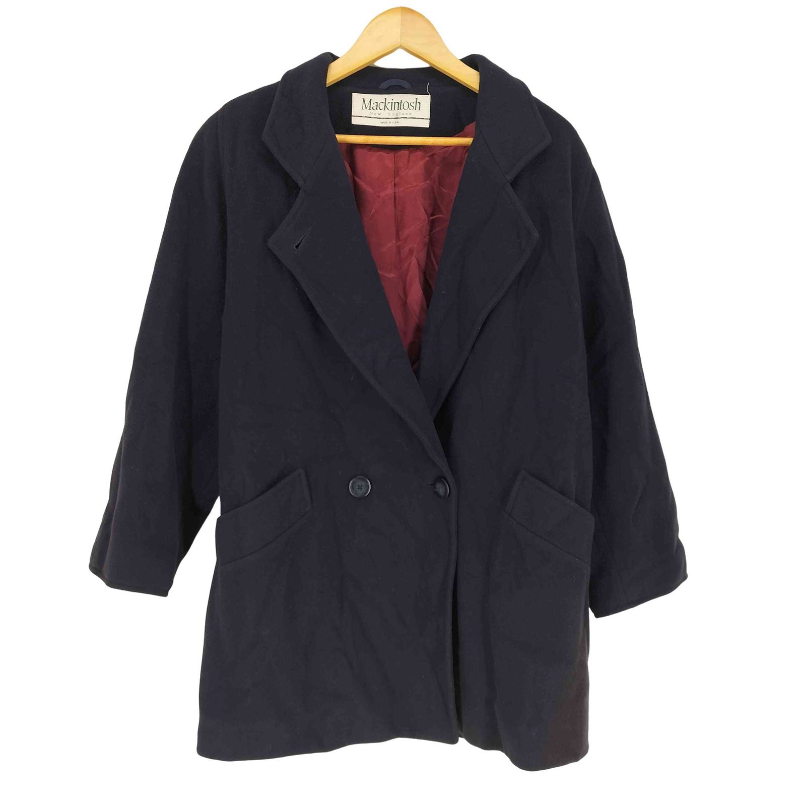 MACKINTOSH マッキントッシュ ウールダブルチェスターコート マッキントッシュ Mackintosh MADE IN USA 80S～ ウールダブル