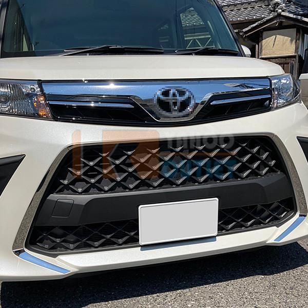 ルーミー トール フロント ガーニッシュ 純正 オプション メッキ 鏡面