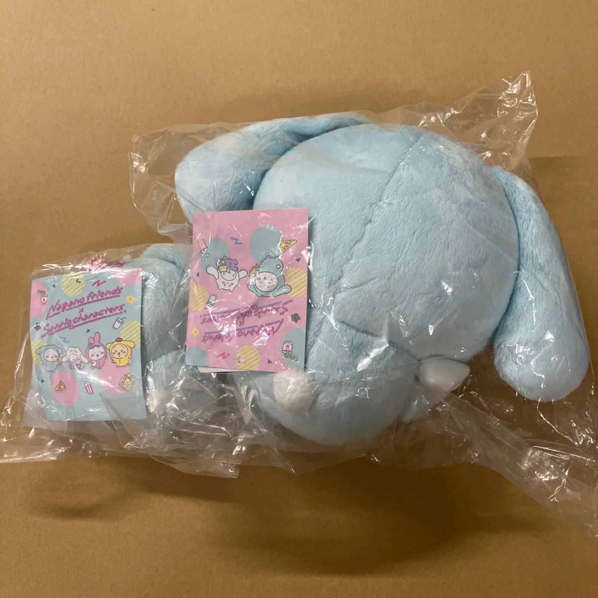 【新品未開封】サンリオ × ナガノフレンズ ちいかわ シナモロール ぬいぐるみ ナガノフレンズ×サンリオキャラクターズ ちいかわ×シナモロール