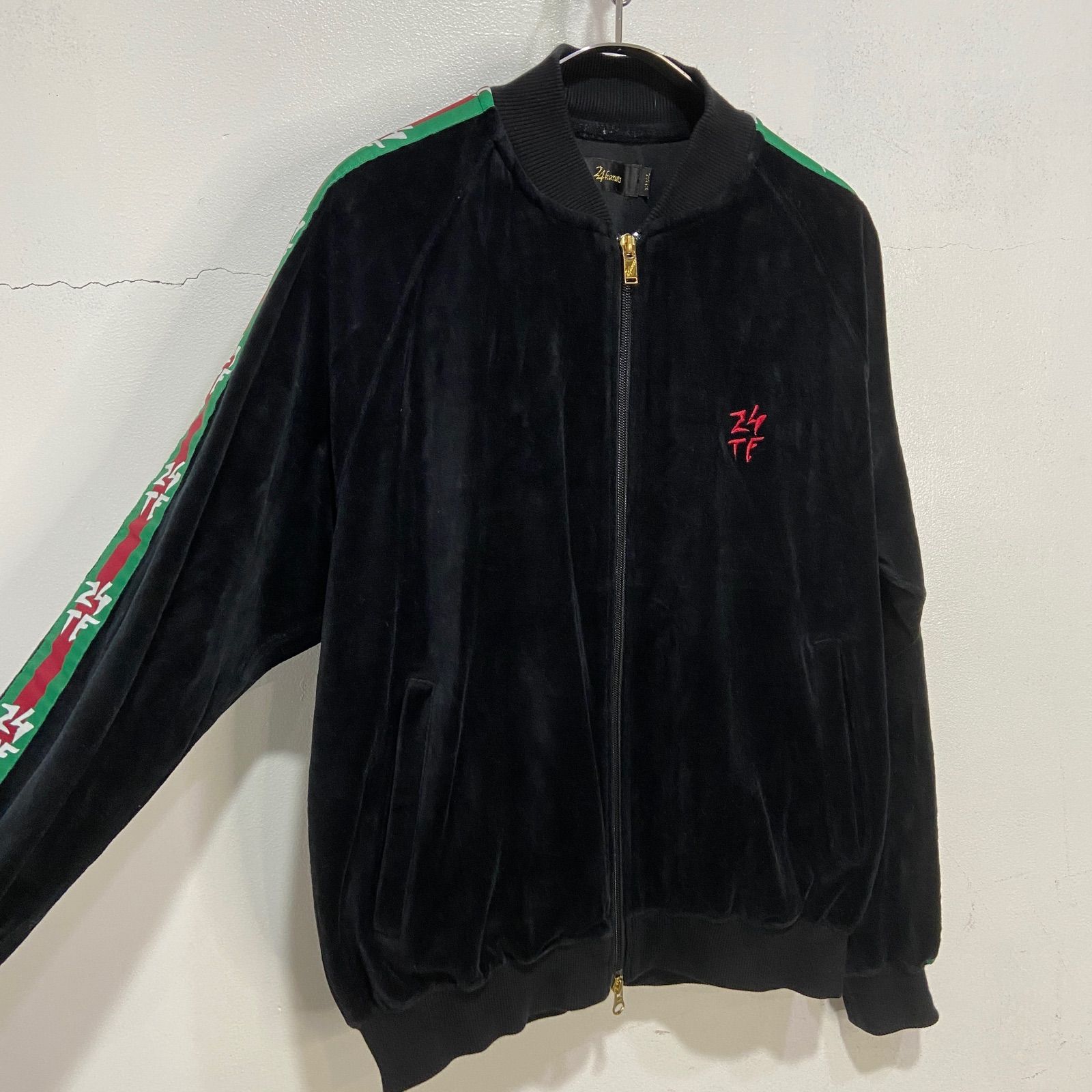 24karats トラックジャケットM ☆24karats☆24カラッツ☆ベロアジャージ☆ベロアトラック