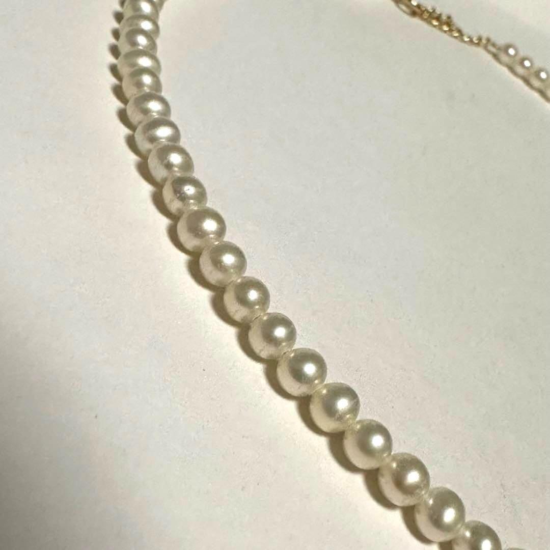 ミキモト ペルリータ MIKIMOTO ネックレス K18 ベビーパール 極美品
