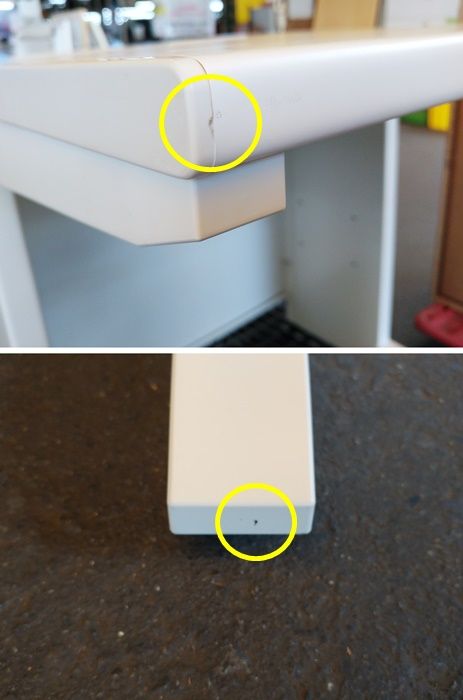 ホワイト 引き出しなしのタイプ