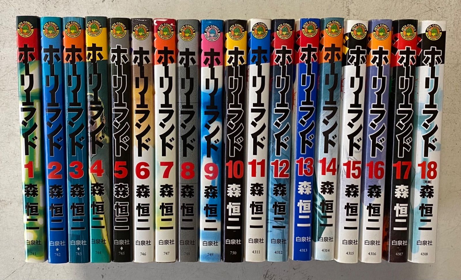 ホーリーランド 全18巻完結セット 森恒二 ジェッツコミックス - メルカリ