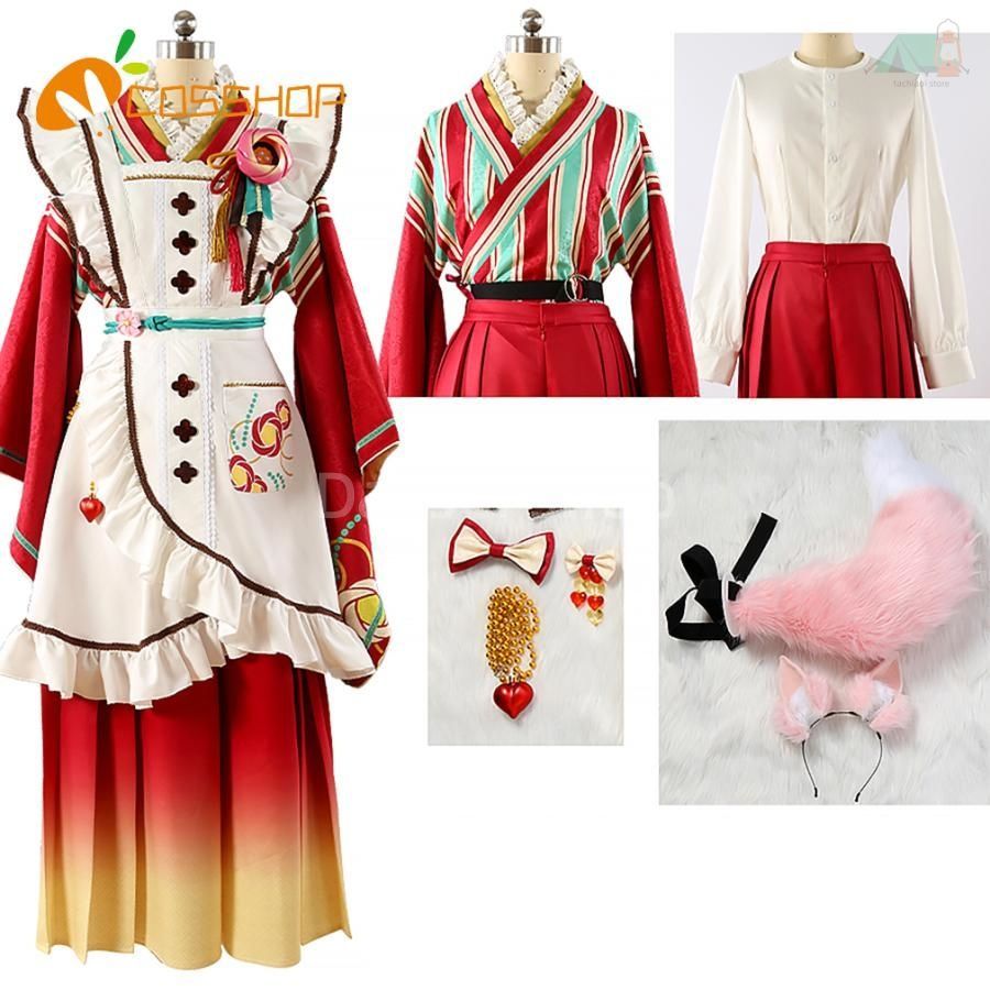 和服 耳と尻尾付き