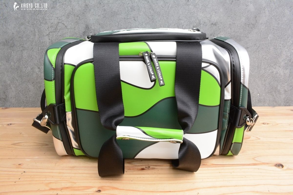 マーク＆ロナ カートバッグ　カモフラー　迷彩柄　スカル　緑 ラウンド必需品】マークアンドロナ MARK&LONA MILO GREEN スカル