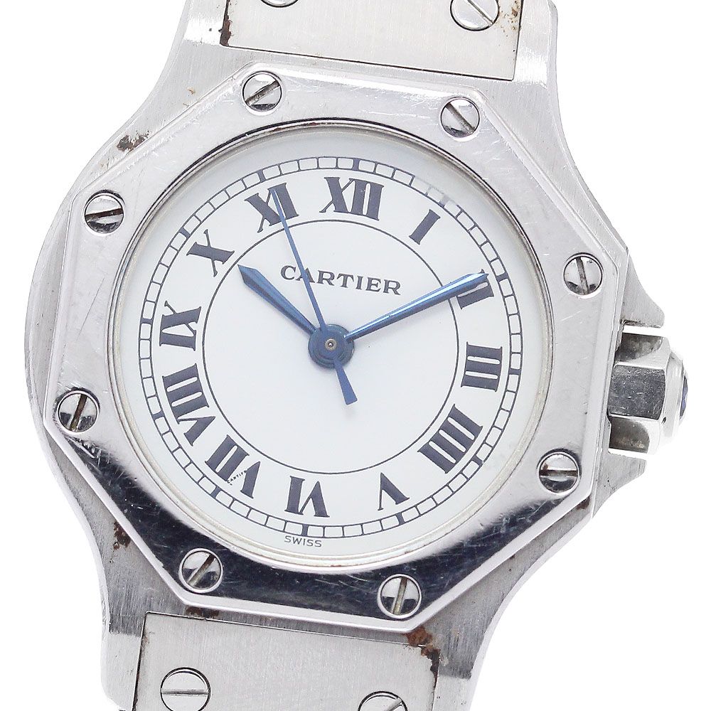 カルティエ CARTIER サントスオクタゴンSM 自動巻き レディース_905694