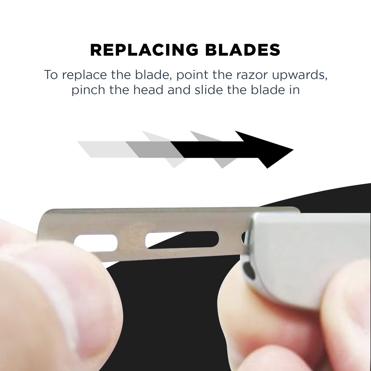 新品 FEATHER フェザー アーティストクラブ SS 日本剃刀 ブラック