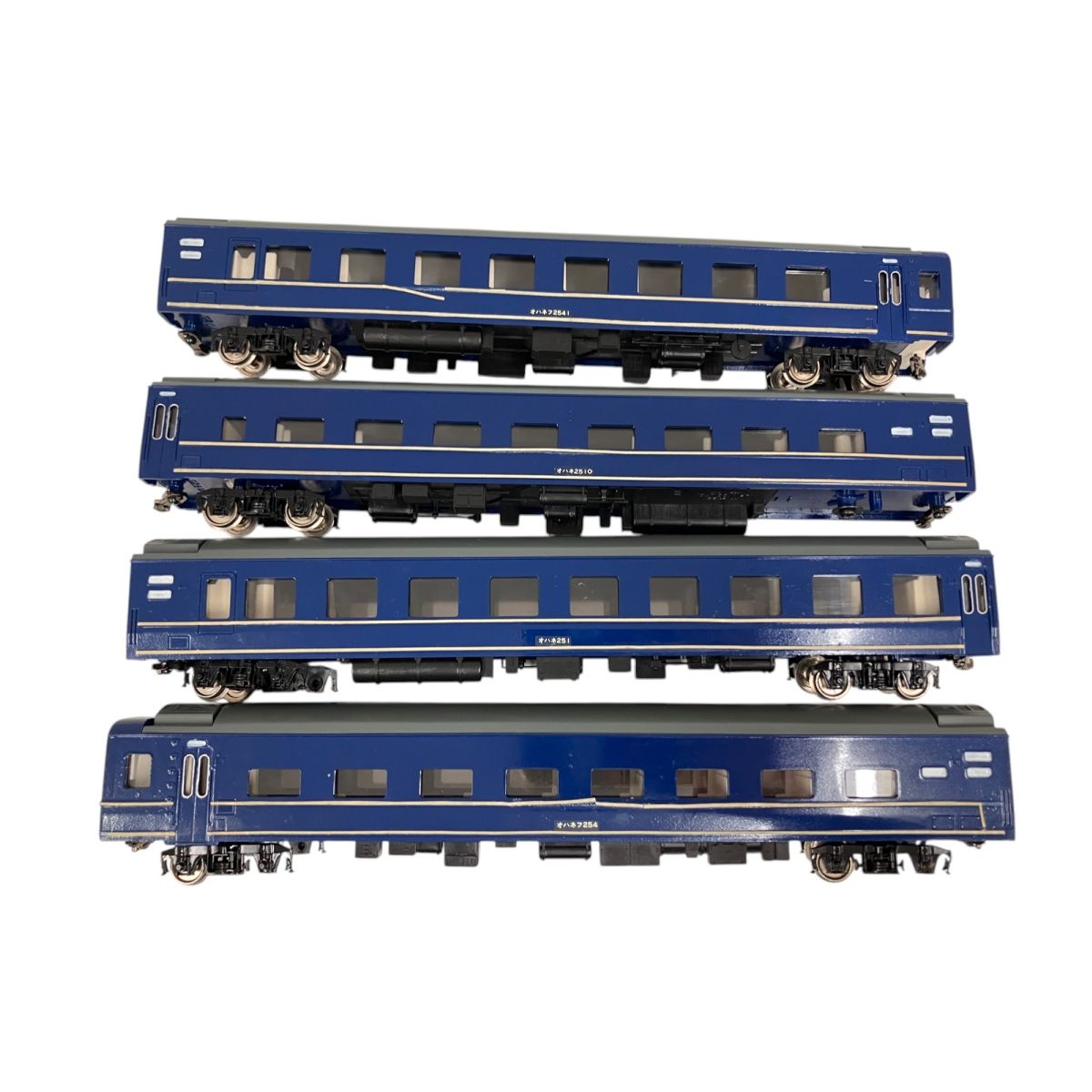 HOゲージブルートレイン ARII ブルートレイン客車 4両 セット オハネ25 オハネフ25 鉄道
