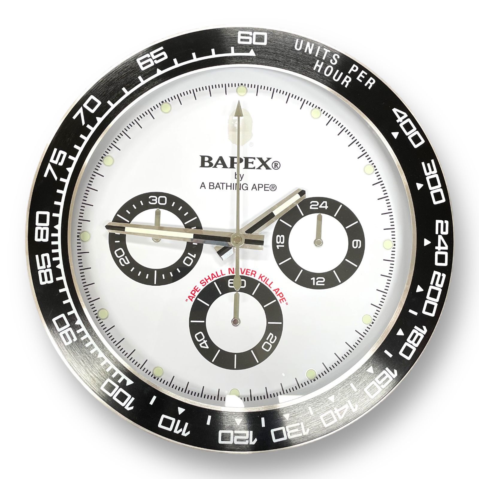 1年保証』 BAPE 壁掛け時計 BAPEX a bathing ape agapeeurope.org