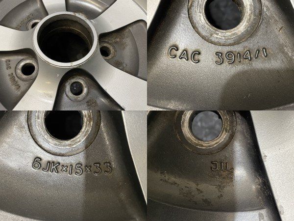 旧車ホイール ジャガー ダイムラー ダブルシックス 純正ホイール 15 