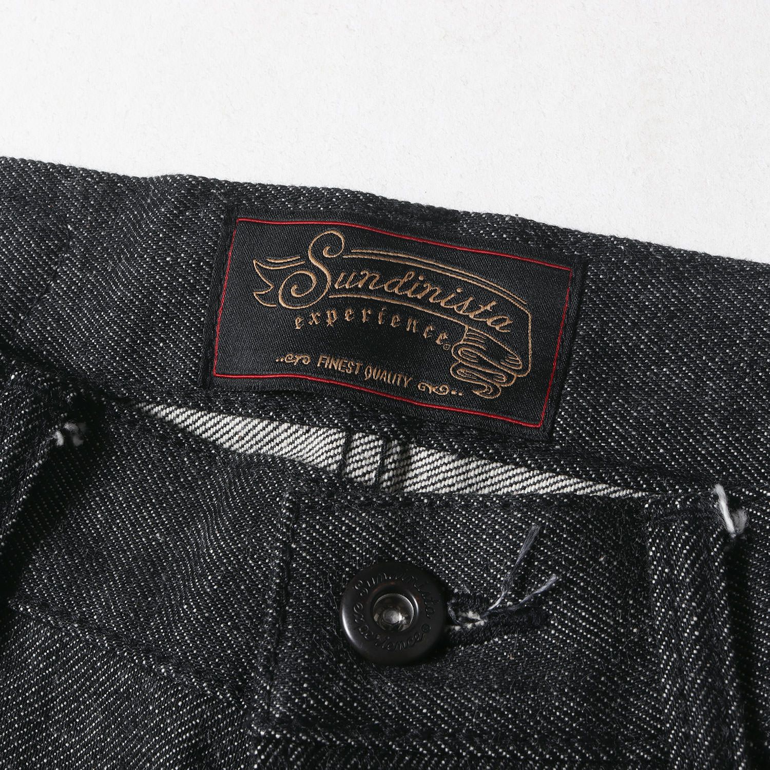 SUNDINISTA EXPERIENCE ブラックデニム 美品】SUNDINISTA EXPERIENCE サンディニスタ エクスペリエンス
