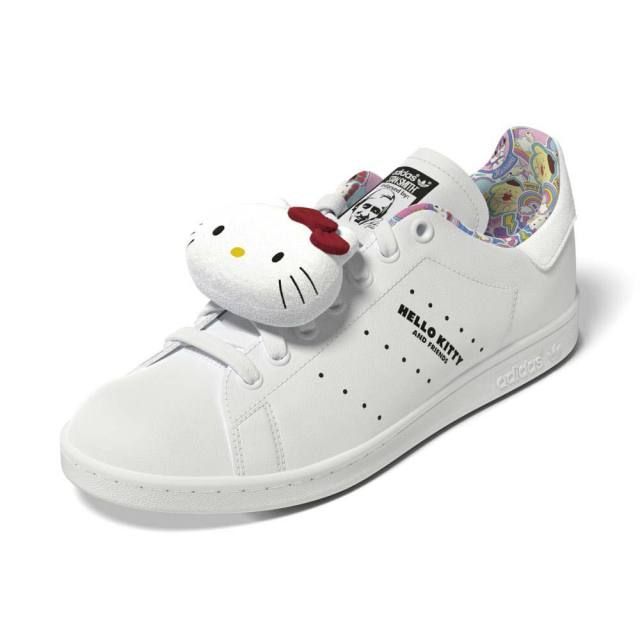 アディダスオリジナルス スタンスミス アディダス × ハローキティコラボ レディース ストリート WOMEN SANRIO STAN SMITH W HP9656 FOOTWEAR WHITE x CORE BLACK x LIGHT FLASH RED