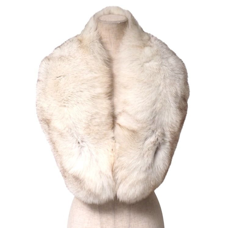 SAGA FOX ファーストール クリーム色 SAGA FOX 成人式 フォックス