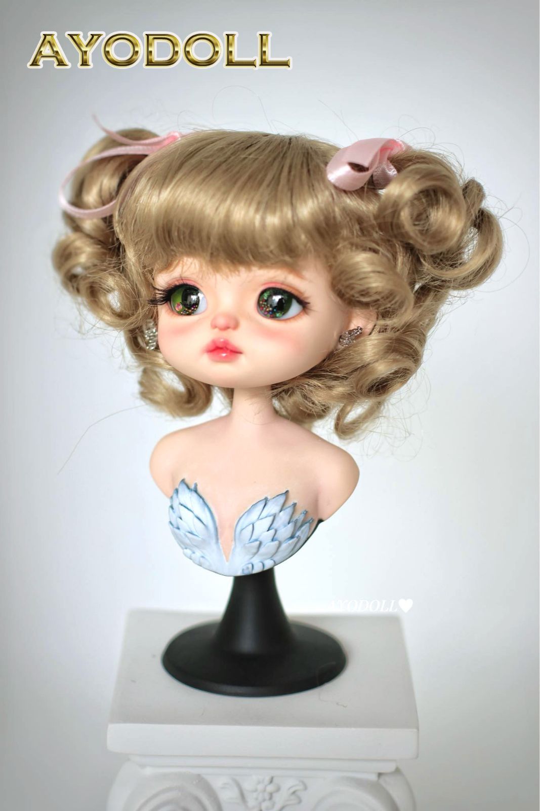 AYODOLL公式】ドール用ウィッグ 6-7インチ グロスブロンド L002 - メルカリ