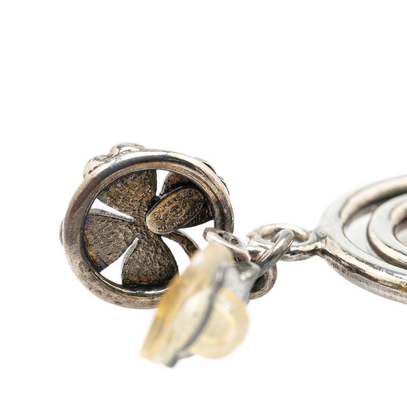 シャネル ココマーク 四つ葉 クローバー ラウンド サークル イヤリング  