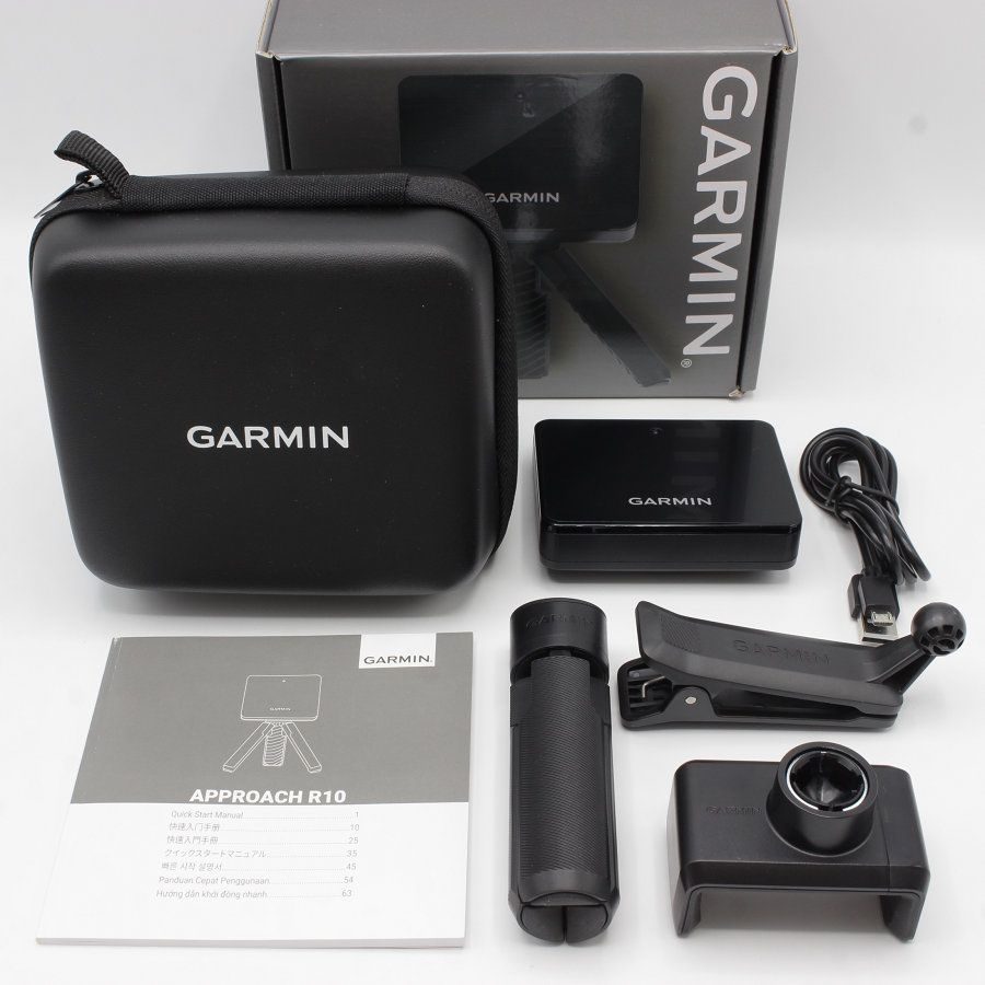 美品】GARMIN Approach R10 010-02356-04 ポータブル弾道測定器 ゴルフシミュレーター アプローチ ガーミン 本体 -  メルカリ