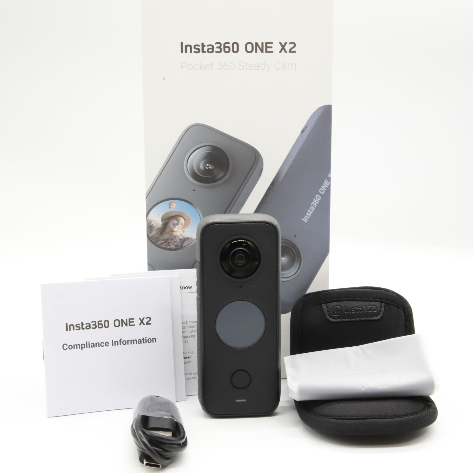 □ほぼ新品□ FUJIFILM Insta360 ONE X2 アクションカメラ 防水機能 国内正規品 国内発送 black - メルカリ