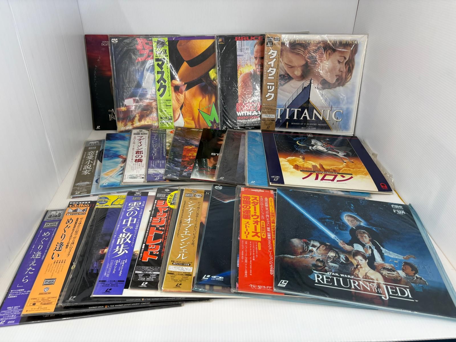 ジャンク ハッピー 洋画 レーザーディスク･サントラレコード 23点まとめ タイタニック マスク E.T. バックトゥザフューチャー 2505152
