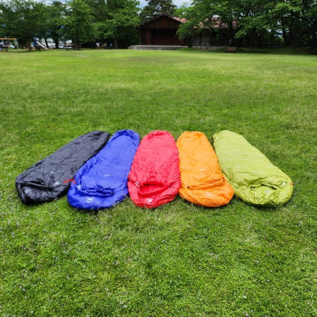 アウトドア ミイラ型寝袋 ダウンシュラフ レッド 400G アウトドア ミイラ型寝袋 ダウンシュラフ レッド 400G