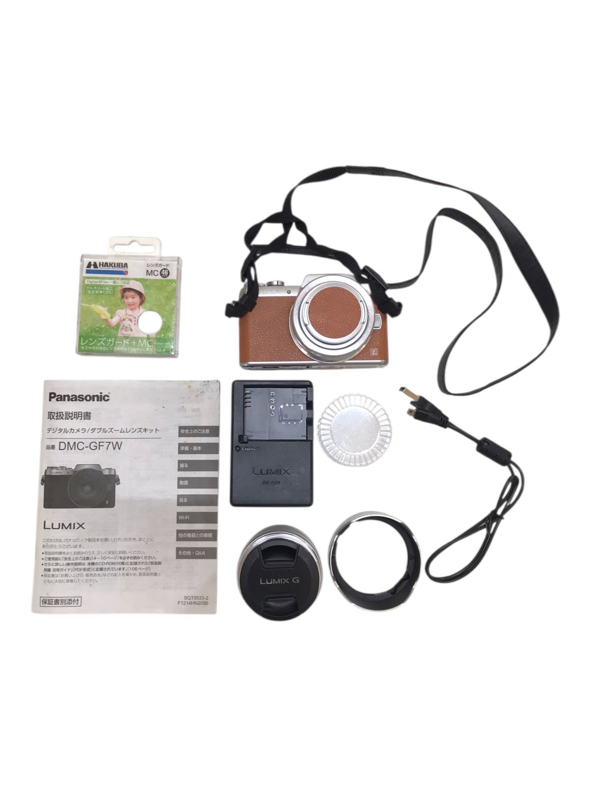 Panasonic パナソニック LUMIX DMC-GF7W ダブルズームレンズキット