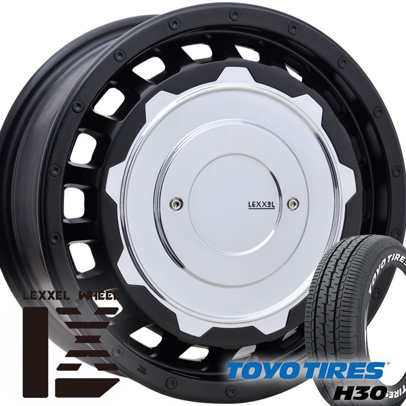 ライズ ロッキー タイヤホイールセット 16インチ LEXXEL SwaGGer トーヨー H30 215/65R16 ホワイトレター