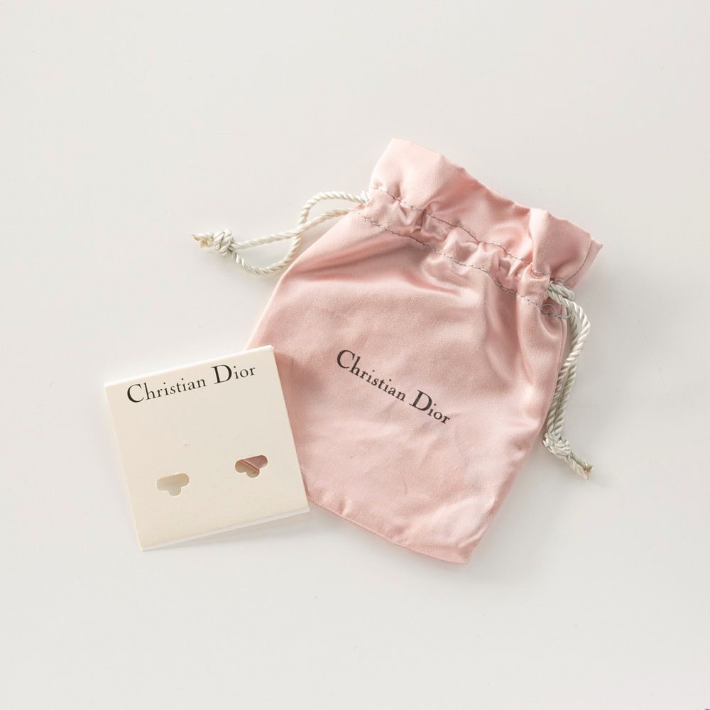 保存袋付き】ディオール DIOR トロッター スクエアイヤリング