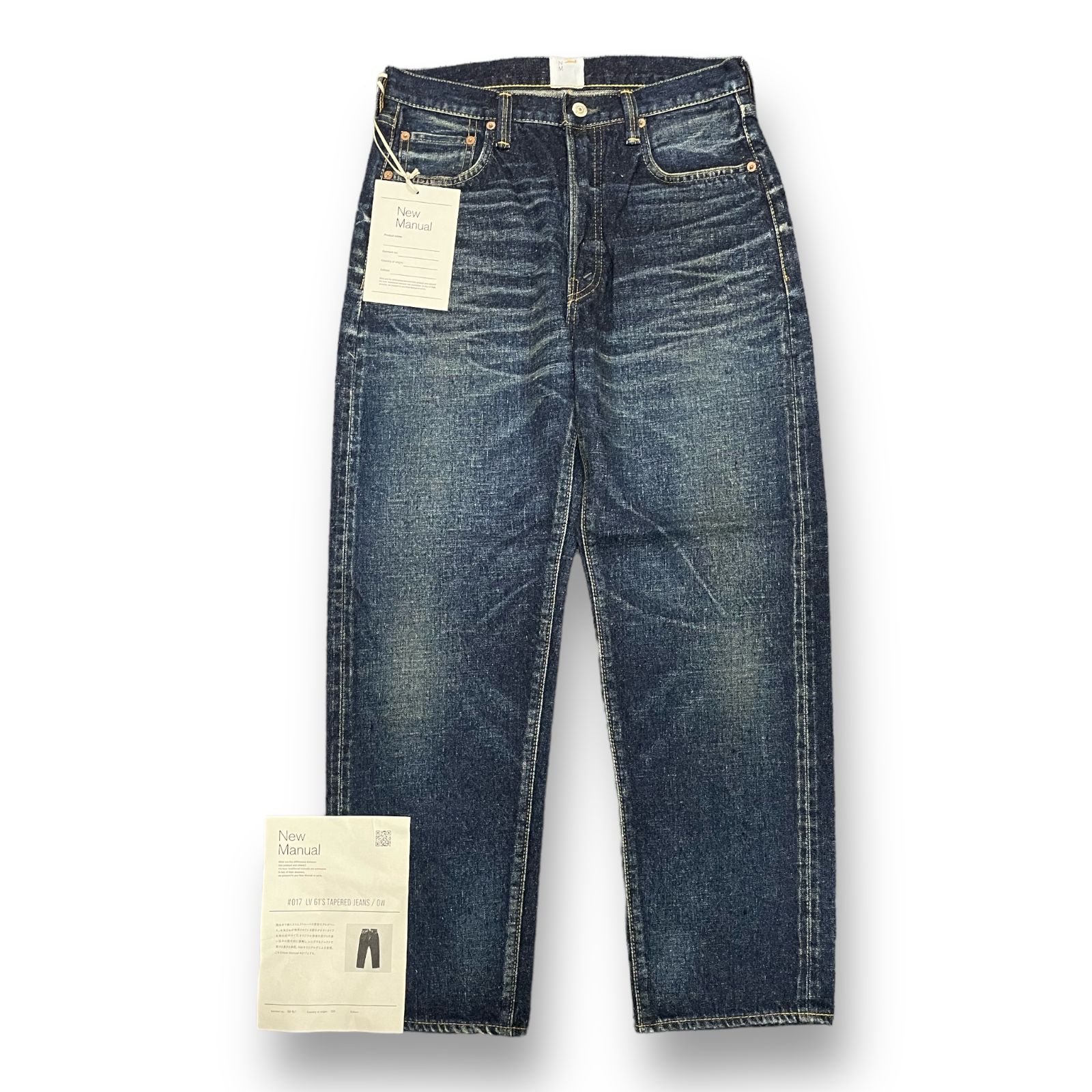 【米政府】New Manual #017 TAPERED JEANS ONE-WASHED パンツ