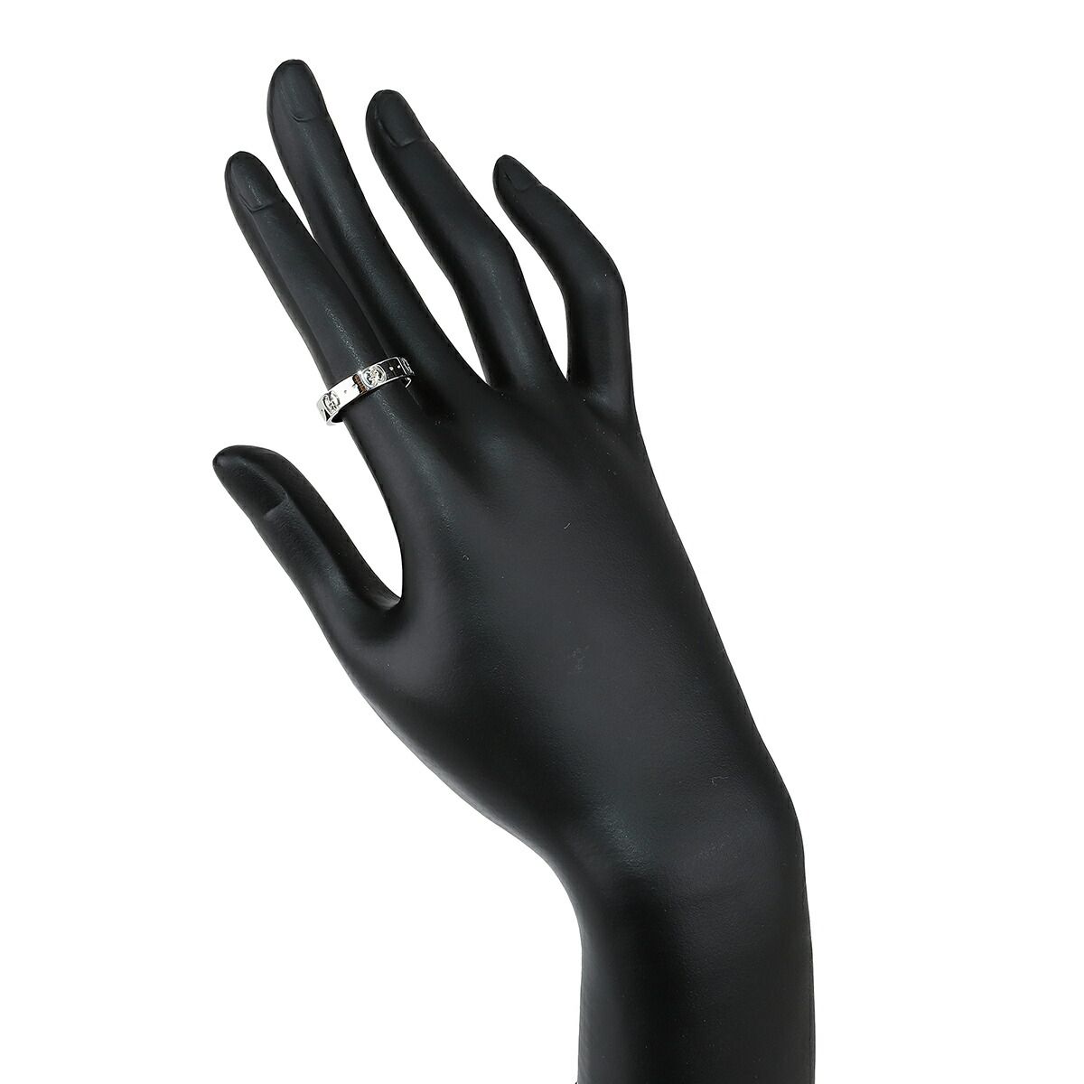 グッチ アイコン リング 指輪 K18 11号 GUCCI 中古 プレラブド 返品OK