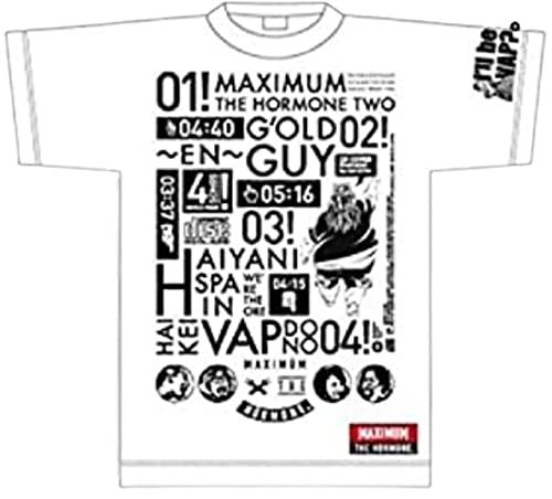 マキシマムザホルモン これからの麺カタコッテリの TOURをしよう Tシャツ「会場限定」白 《XXL》 
