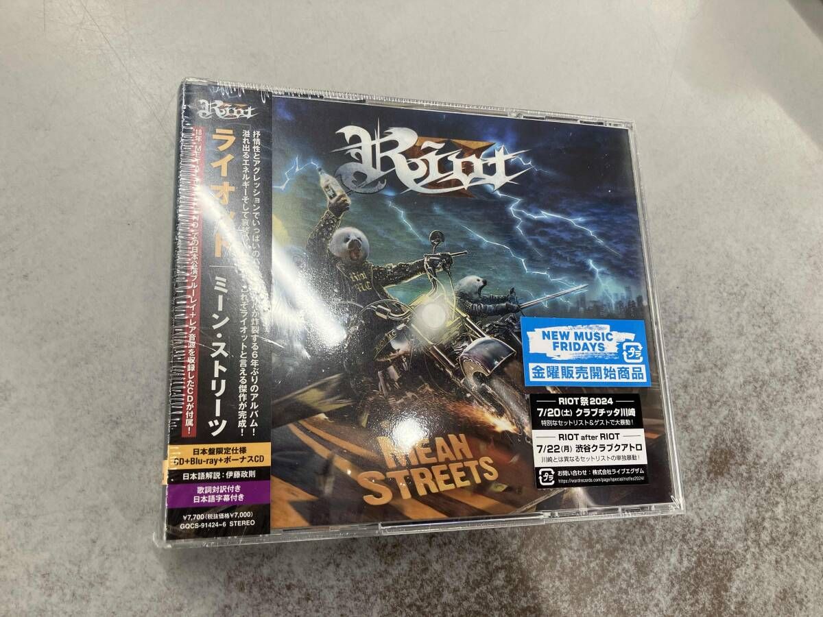 美品 ライオット(ライオット・ファイブ) CD ミｰン・ストリｰツ(初回生産限定盤)(2CD+Blu-