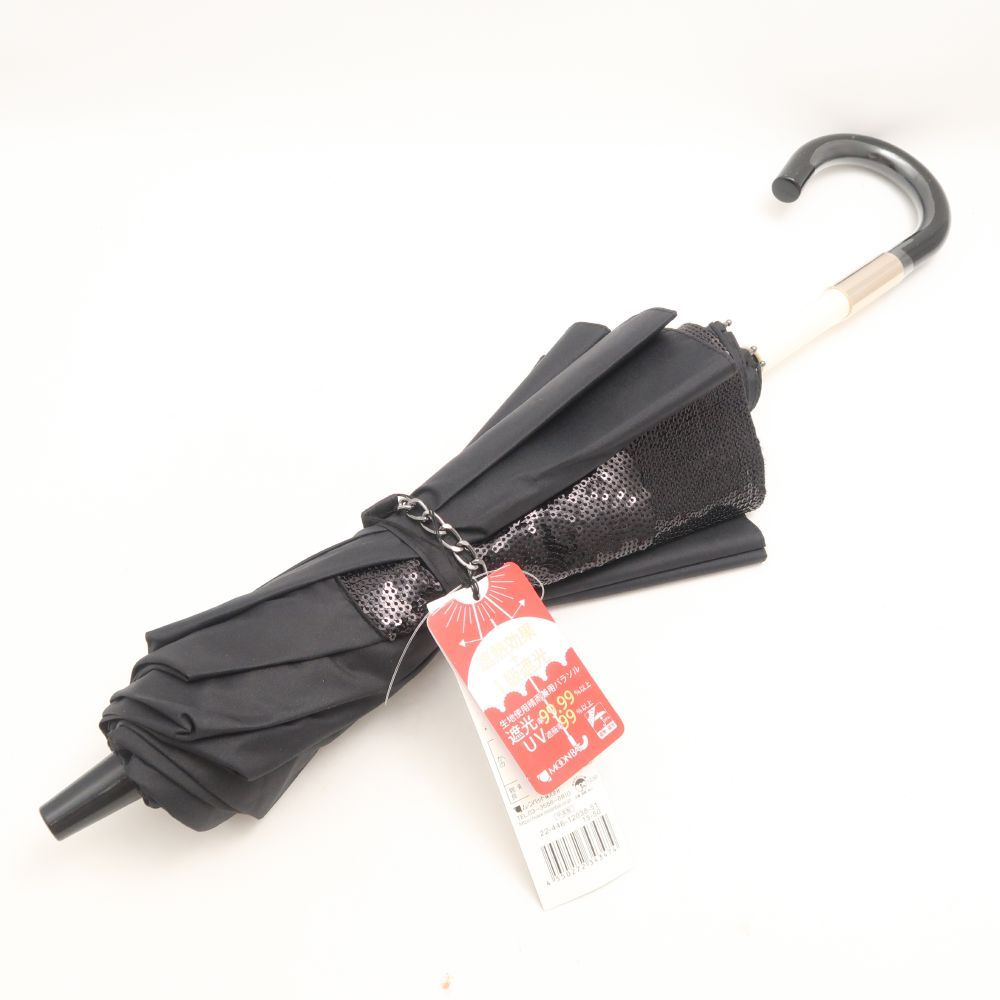 未使用 MOONBAT ムーンバット サンドレス メタリックハート 晴雨 2段  