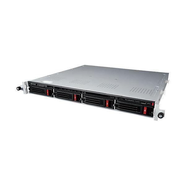バッファロー TeraStationNAS HDD搭載 法人向けNAS ラックマウント 4ドライブ 8TB TS3420RN0804 1台